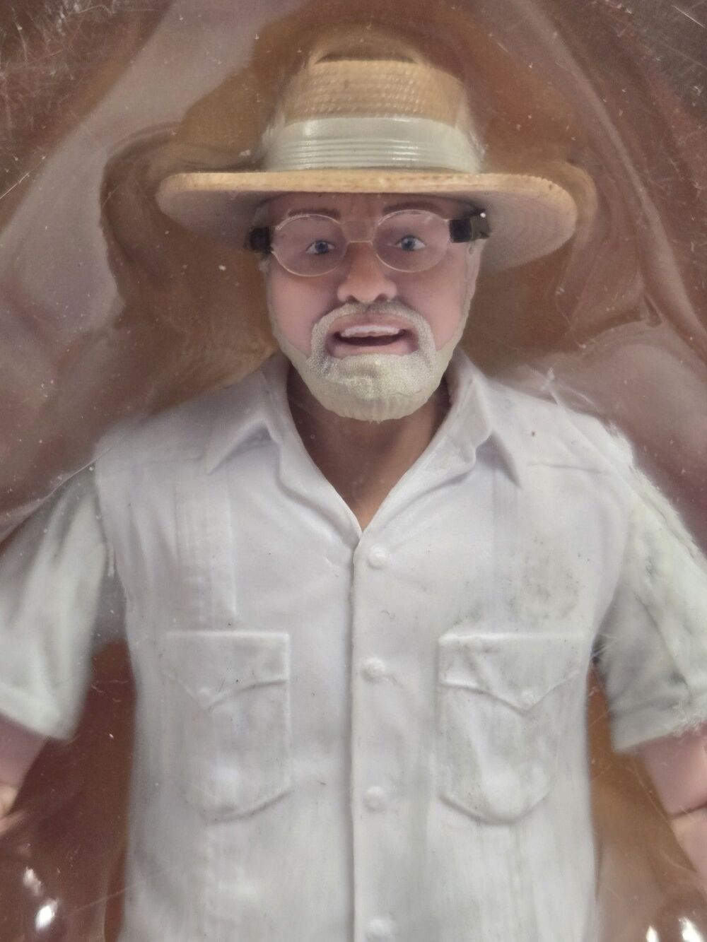 Jurassic Park Amber Collection JOHN HAMMOND Mattel 6 Inch Figure NEW SEALED 2021 - Picture 8 of 8